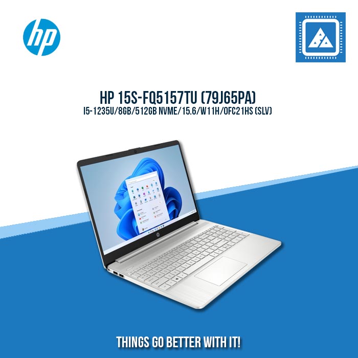 HP 15S-FQ5157TU (79J65PA) I5-1235U/8GB/512GB NVME | BEST FOR STUDENTS AND FREELANCERS LAPTOP HP 15S-FQ5157TU (79J65PA) I5-1235U/8GB/512GB NVME | BEST FOR STUDENTS AND FREELANCERS LAPTOP